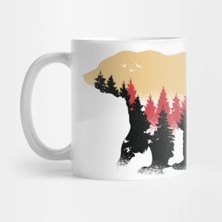 wild bear awesome nature design Mug